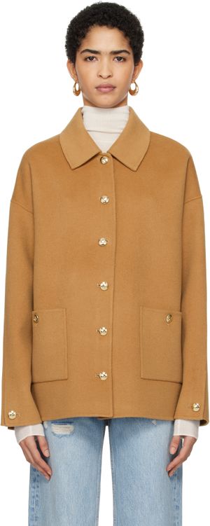 ANINE BING Blouson Luca brun clair