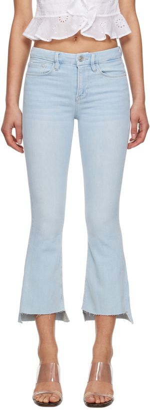 FRAME Blue 'Le Crop Mini Boot' Jeans