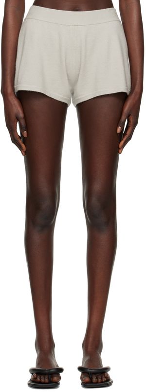 Frenckenberger Taupe Cashmere Shorts