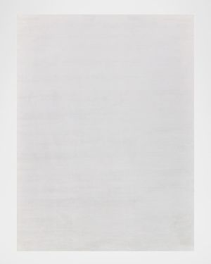 Velutto Hand-Loomed White Rug, 9' x 12'