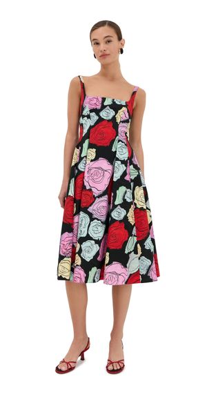 Marni Poplin Balloon Dress Black 40