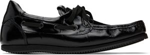 JACQUEMUS Black La Croisière 'The Batto' Loafers