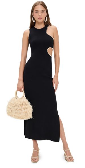 The Wolf Gang Escena Midi Dress Noir XXL