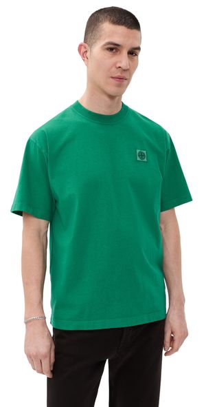 Stone Island Garment Dyed Tee Malachite S
