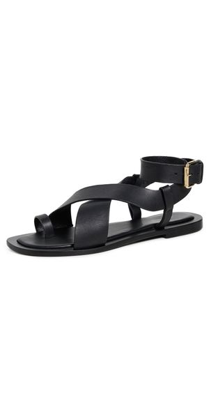 Mansur Gavriel Ankle Strap Sandals Black 39