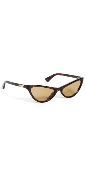 Bottega Veneta BV1414S Sunglasses Havana-Havana-Brown One Size