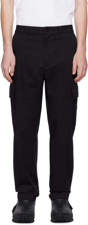 Moncler Black Cinch Cuff Pants