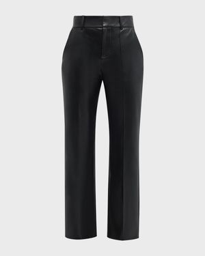 Ming Vegan Leather Ankle Pants