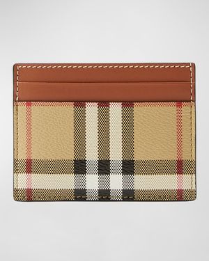Sandon Check Card Holder