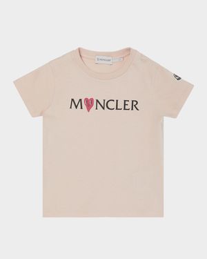 Girl's Heart Logo-Print Short-Sleeve T-Shirt, Size 4-6