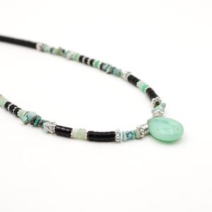 L'atelier Des Dames - Collier heishi goutte - louise - Taille Unique - Argent