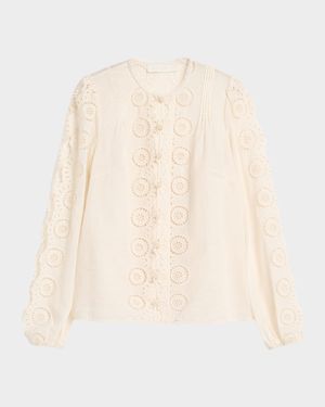 Lucky Embroidered Blouse