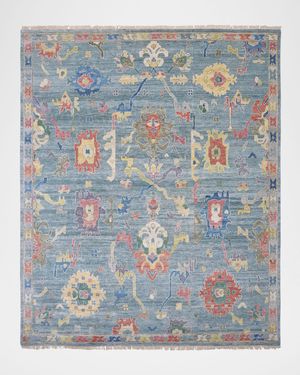 Fanning Hand Knotted Rug, 8' x 10'