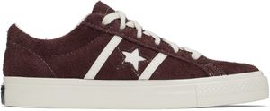 Converse Baskets One Star Academy Pro bourgogne en suède à semelle CONS