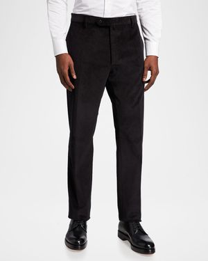 Men's Solid Corduroy Dress Pants