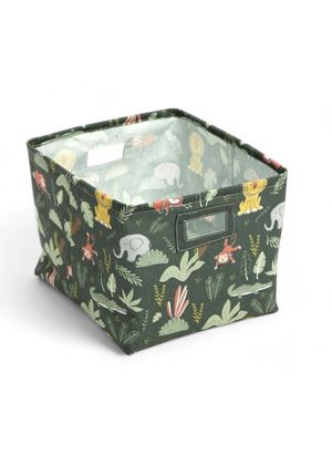 Factory - Panier de rangement carré - Taille Unique - Vert