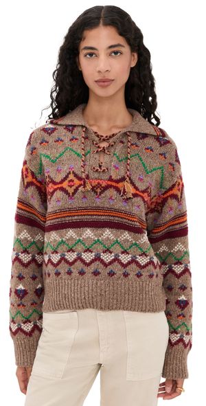 Polo Ralph Lauren Fair Isle Pullover Cla Tan XXL