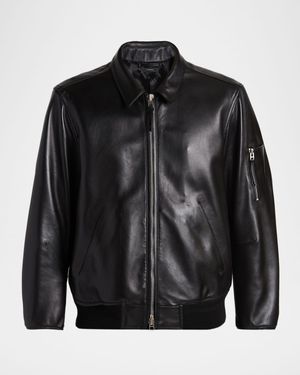 Men's Soft Nappa Leather Blouson Jacket