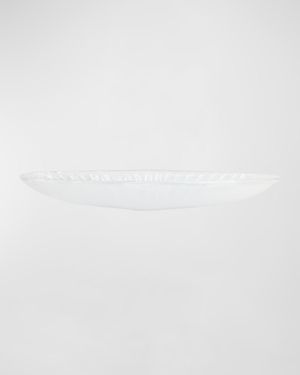 Onda Glass Long Oval Bowl