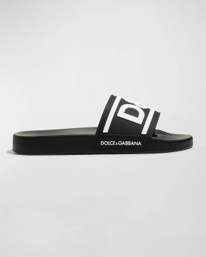 Men's Logo Pool Slides