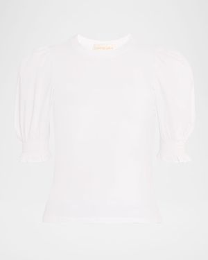 Esme Cotton Puff-Sleeve Tee