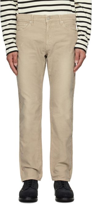 visvim Beige Fluxus 19 G.Cords Jeans