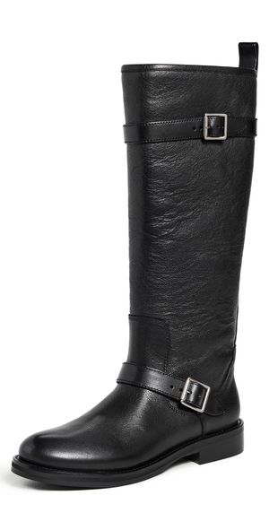SIMKHAI Noah Leather Boots Black 40