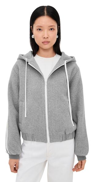 Still Here Boyfriend Zip in Grey Grey XS