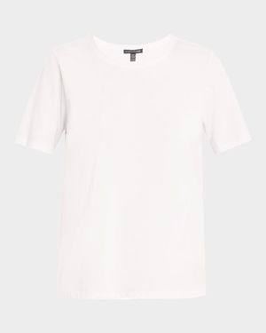 Crewneck Organic Cotton Jersey Tee