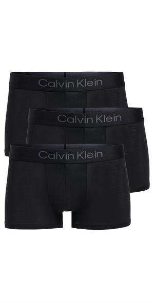 Calvin Klein Underwear Ultra Soft Modal 3-Pack Trunks Black S