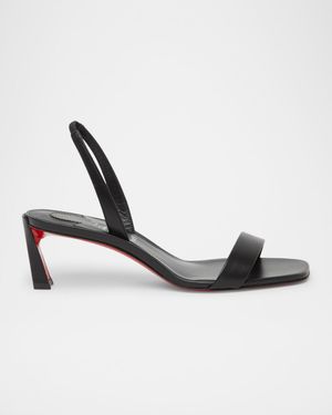 55mm Condora Leather Slingback Sandals