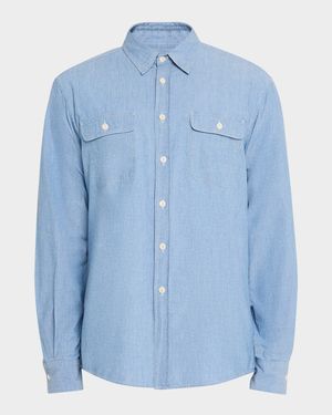 Men's Washed Chambray Sport Shirt