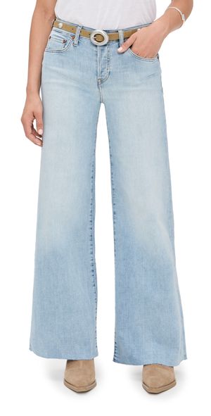 RE/DONE Mid Rise Palazzo Jeans Cielito 30