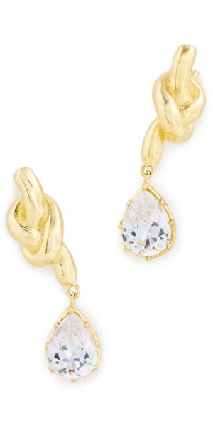 SHASHI Kate Climber Earrings Gold One Size