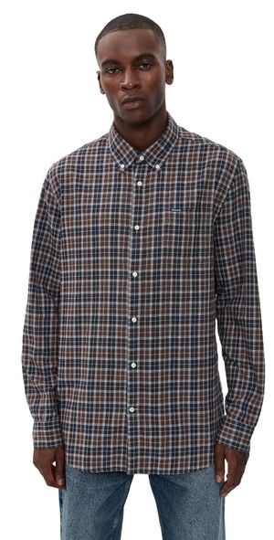 Barbour Lanark Tartan Tailored Shirt Midnight Oak Tartan XL