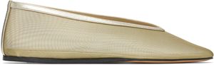 Le Monde Beryl Gold Luna Ballerina Flats