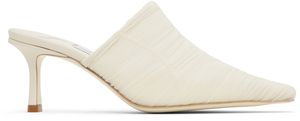 Jimmy Choo Off-White Lotta 65 Mules
