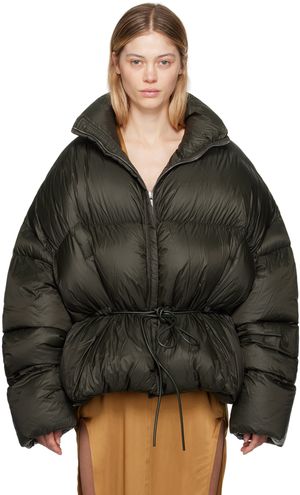 Rick Owens Green Porterville Sail Duvet Down Jacket