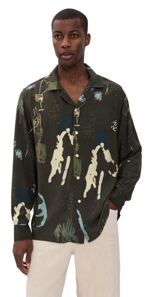 OAS Brillo Shirt Dark Brown L