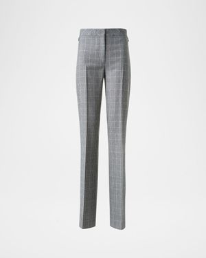 Carl Prince Of Wales Check Cashmere Pants