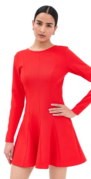 Kika Vargas Tala Dress Red 12