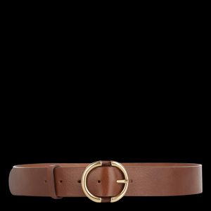 Maison 123 - Ceinture en cuir - Taille 44/46 - Marron