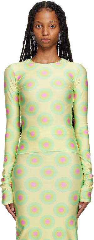 Sportmax Green Ennio Long Sleeve T-Shirt