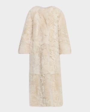Long Toscana Lamb Shearling Coat