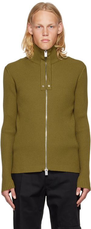 1017 ALYX 9SM Pull vert à glissière