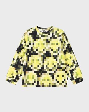 Boy's Rube Pixelated Graphic Sweatshirt, Size 8-12