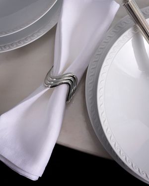 Ripple Napkin Rings Jewels, Set of 4