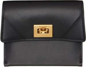 Balenciaga Black Rodeo Card Holder