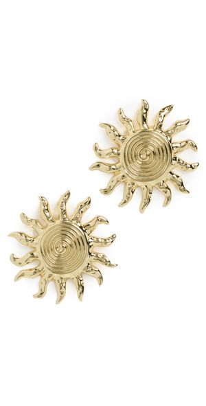 Luv Aj The Ibiza Sun Earrings Gold One Size
