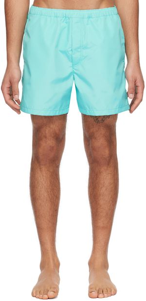 Valentino Blue Drawstring Swim Shorts